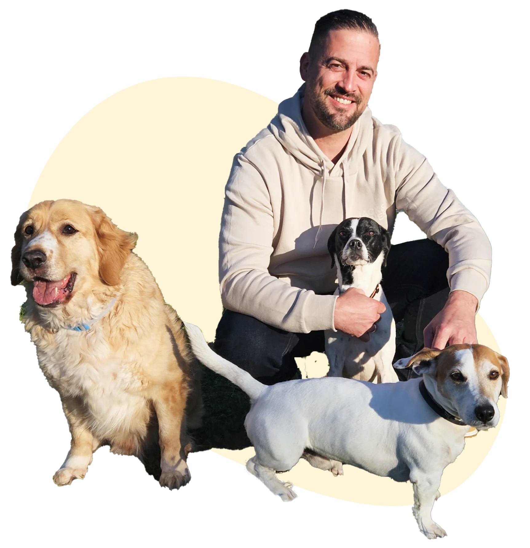 THE PLACE 2 DOG service de pet-sitter personnalisé en centre aéré à Hyères, garantissant le bonheur de vos chiens et chats.